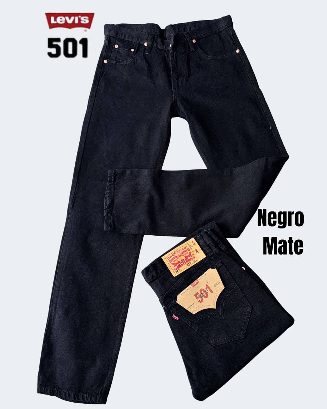 Jean Levis® 501 Estilo Original rígido bota recta x 3 unidades