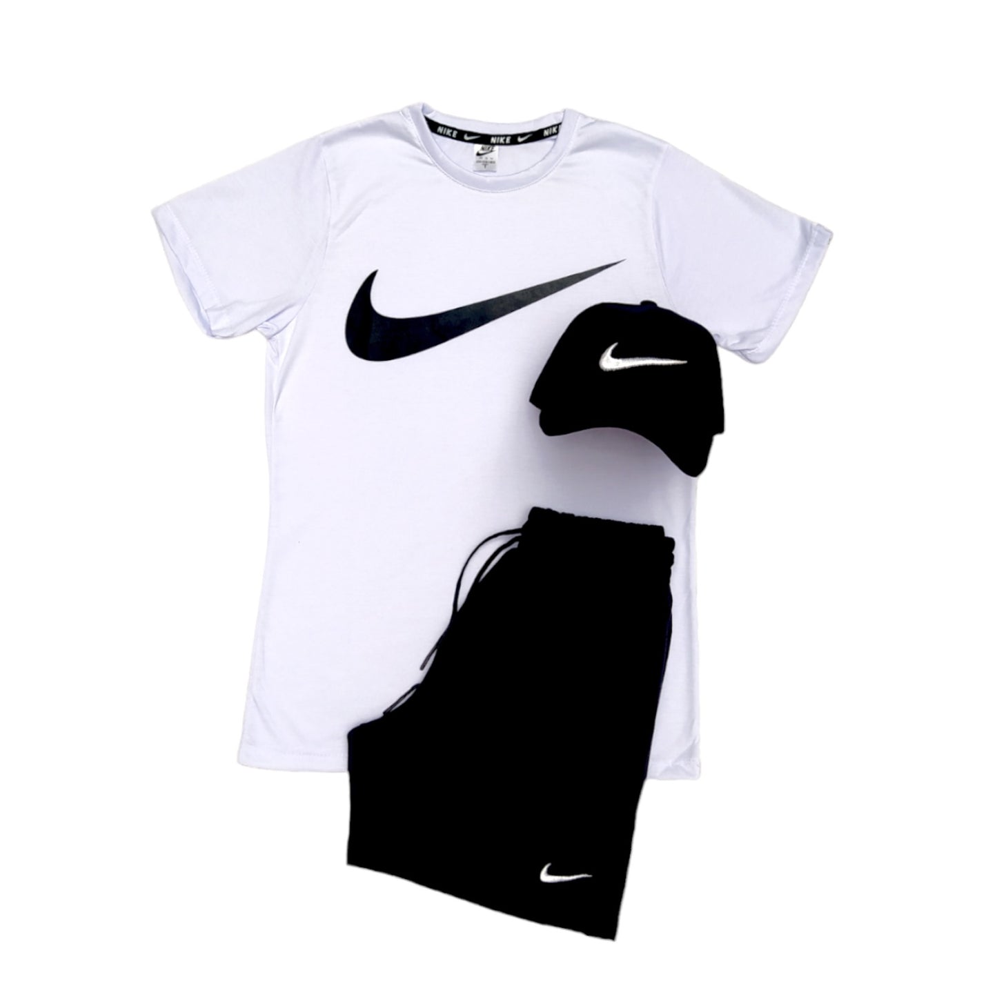 Conjunto Nike® Camiseta + Pantaloneta + Gorra