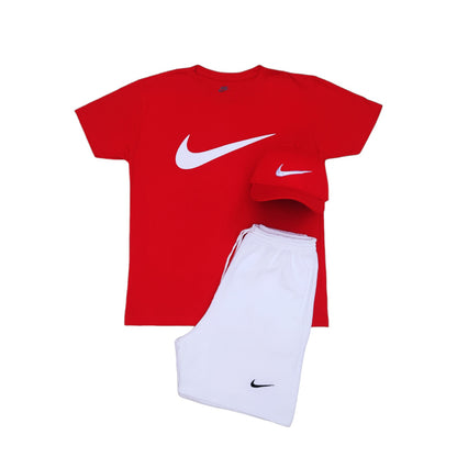 Conjunto Nike® Camiseta + Pantaloneta + Gorra