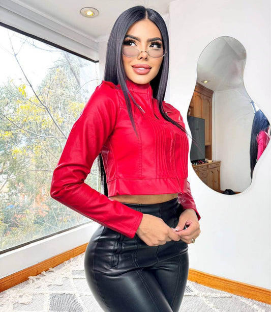 Chaqueta Torero en Cuero Tex