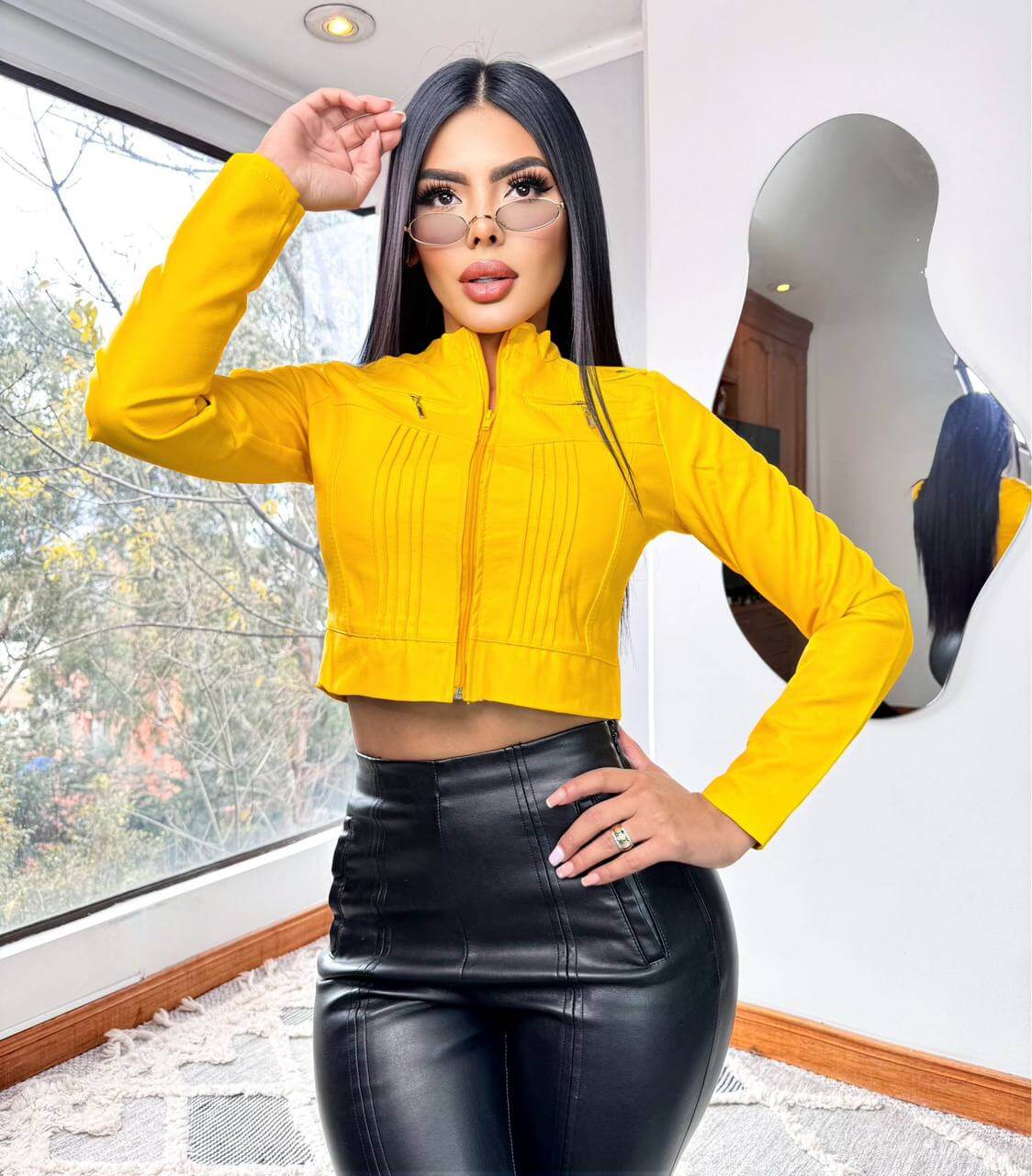 Chaqueta Torero en Cuero Tex