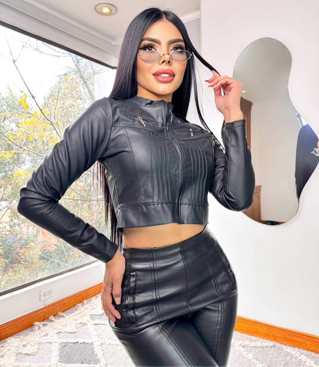 Chaqueta Torero en Cuero Tex