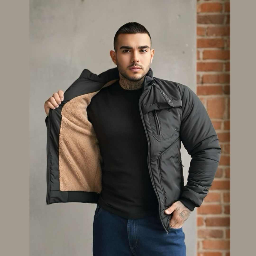 Chaqueta Náutica Impermeable con Forro Ovejero Londres