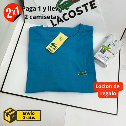 2 Cаmіsеtаs Lасоstе® + Lосіón de regalo