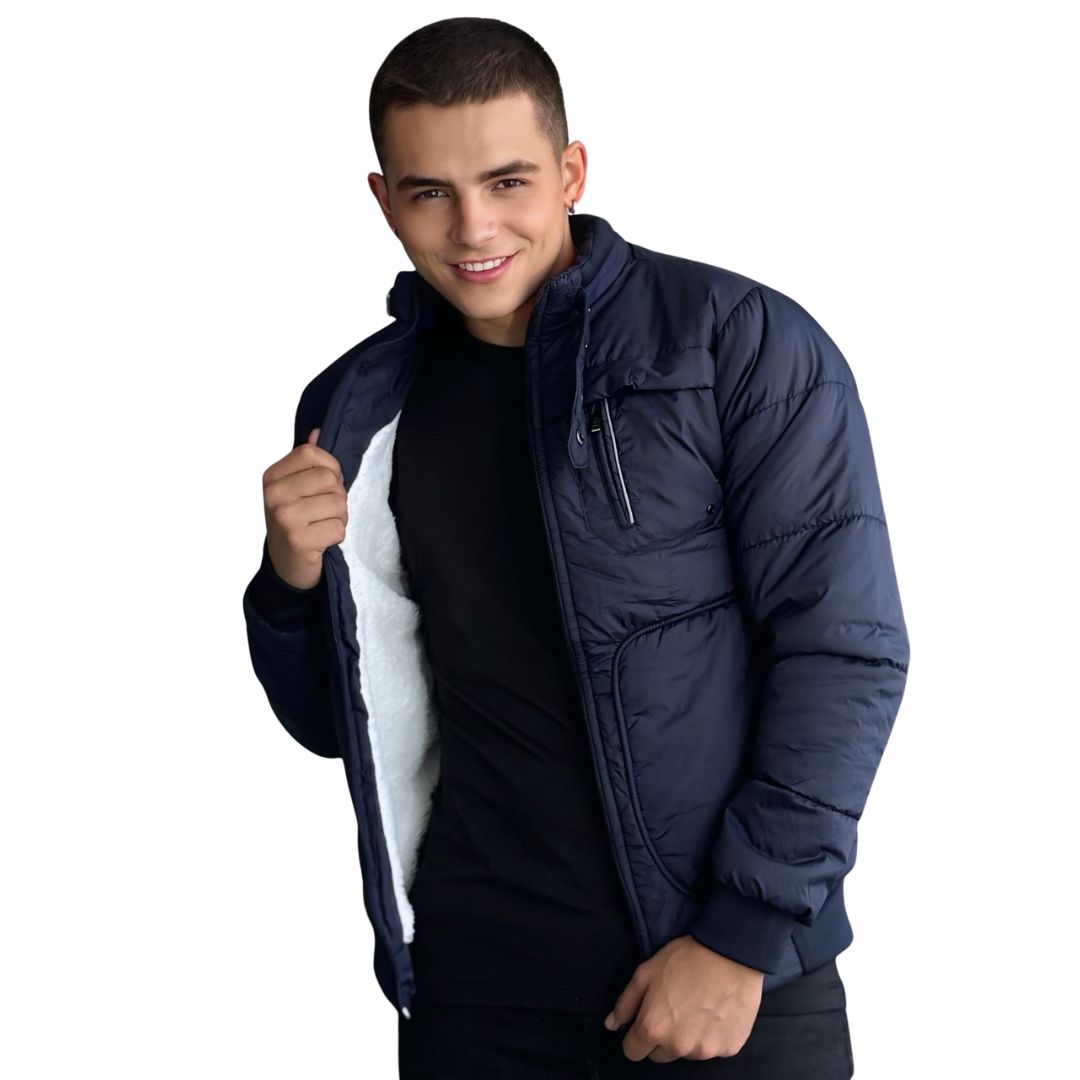 Chaqueta Náutica Impermeable con Forro Ovejero Londres