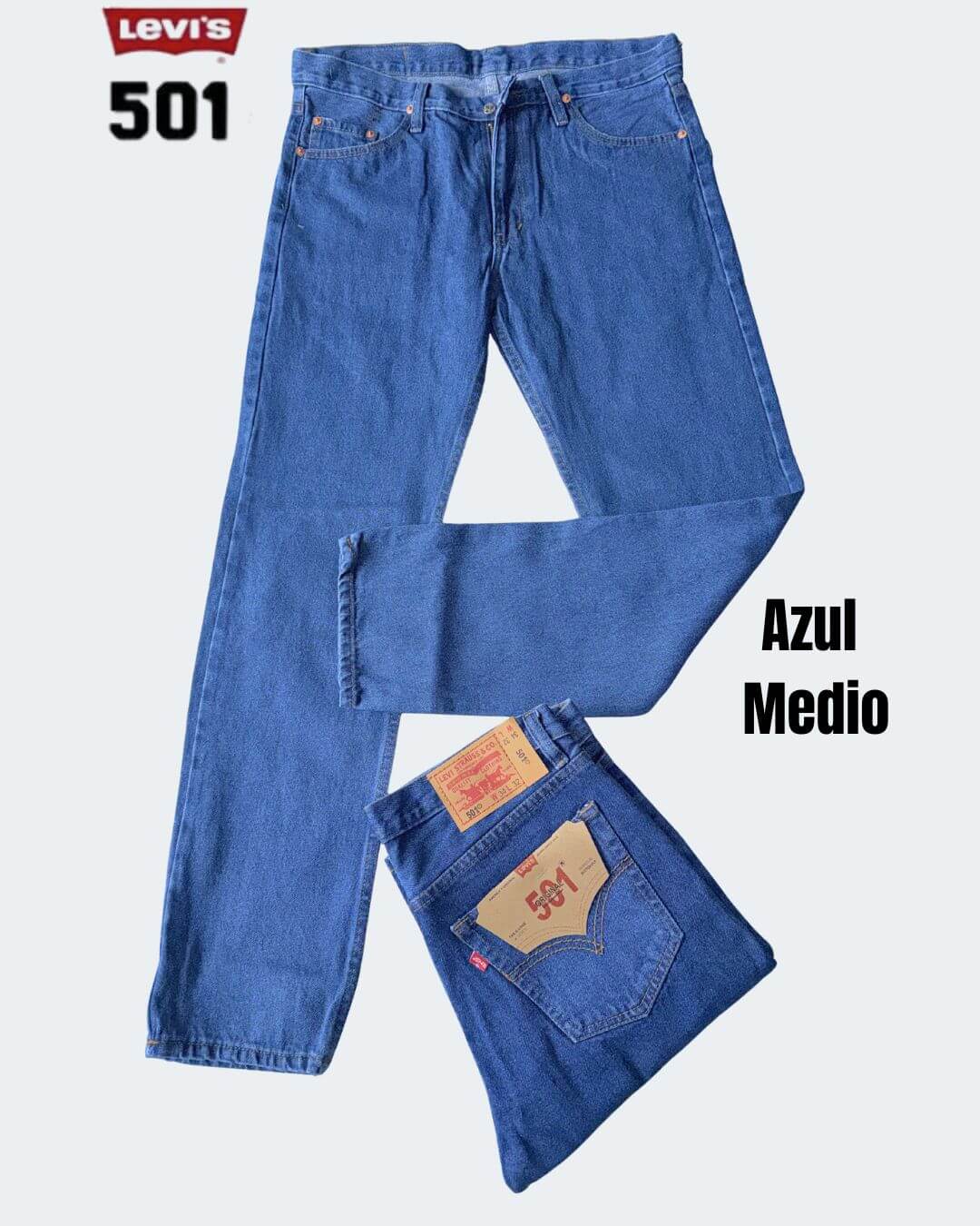 Jean Levis® 501 Estilo Original rígido bota recta x 3 unidades