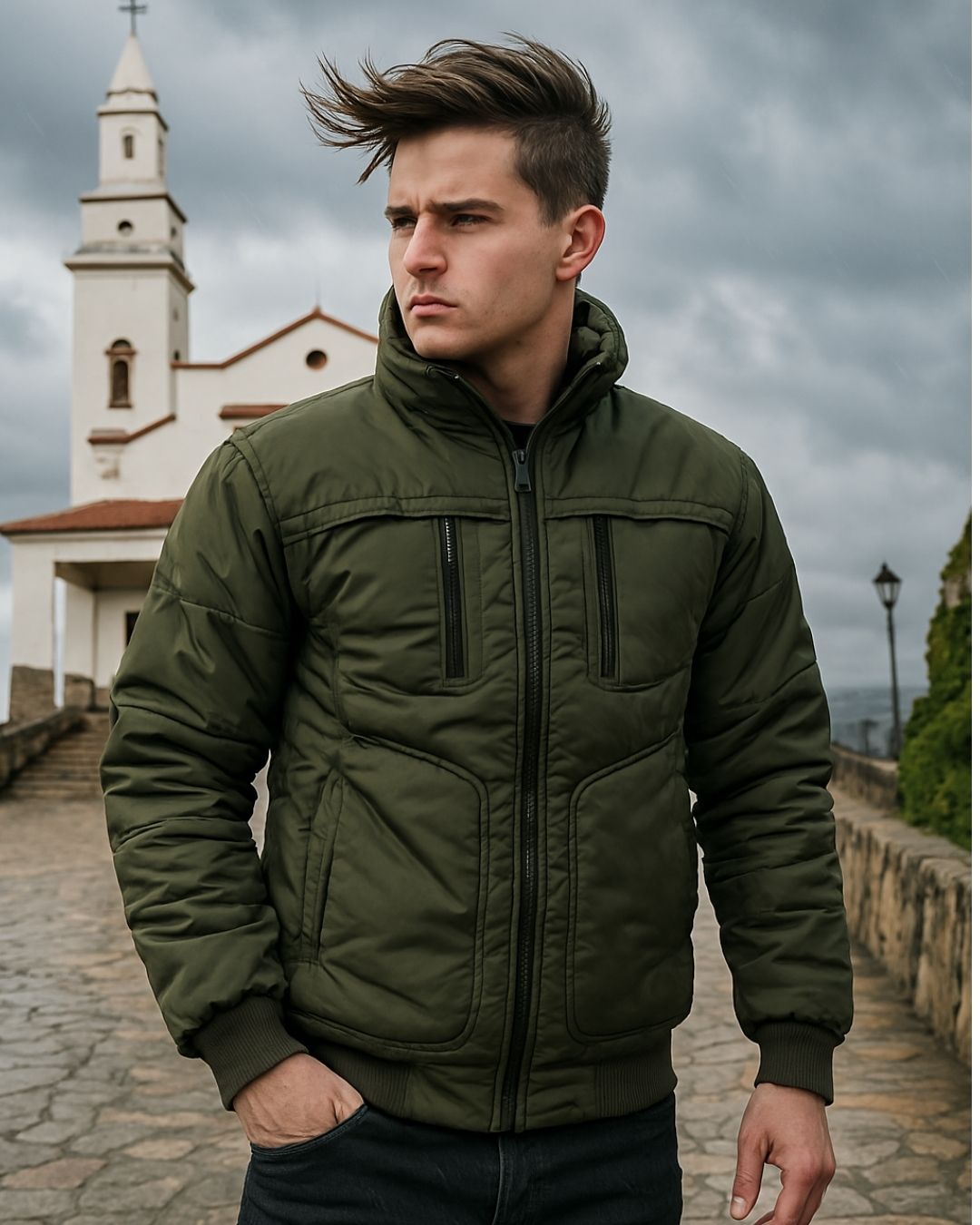 Chaqueta Náutica Impermeable con Forro Ovejero Londres
