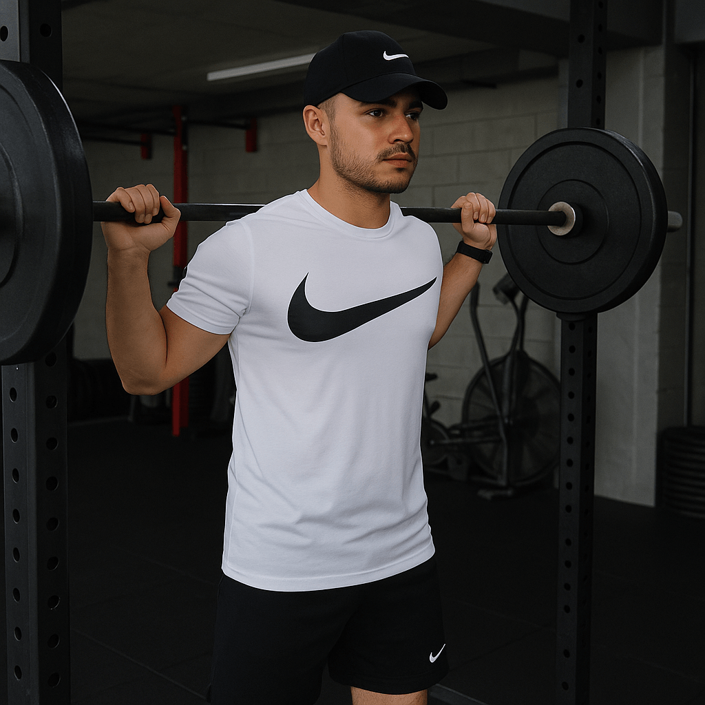 Conjunto Nike® Camiseta + Pantaloneta + Gorra