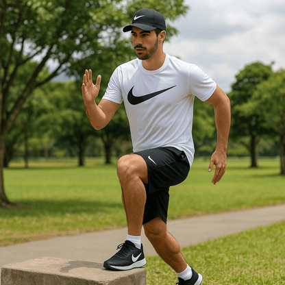 Conjunto Nike® Camiseta + Pantaloneta + Gorra