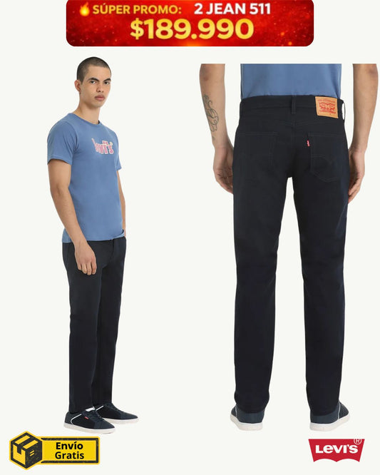 Jean Levis® 511 Stretch x 2 unidades